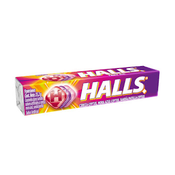 Menta Halls Fruit Mix Barra x 9 und  