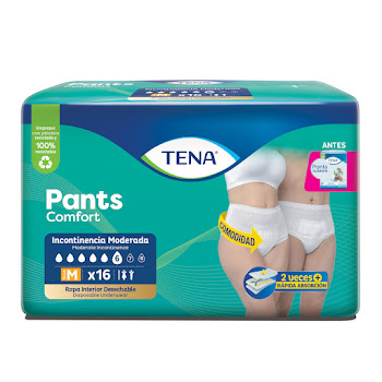 Ropa Interior Absorbente Tena Pants Comfort M x 16 und  