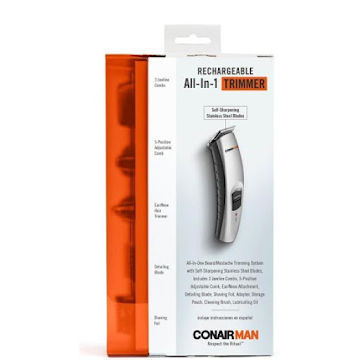 Máquina De Afeitar Conair Recargable Man Todo En Uno x 1 und  