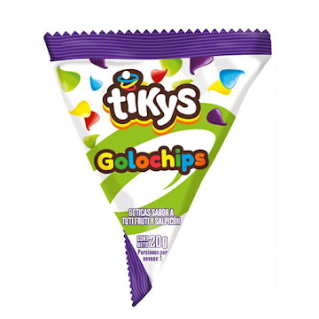Chocolate Tikys Golochips Paquete x 20 gr  