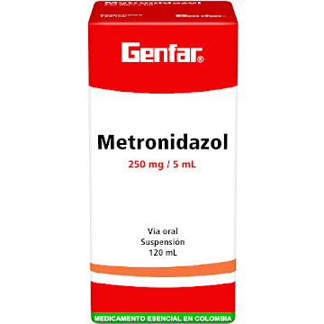 Metronidazol Genfar 250 mg Frasco x 120 ml  