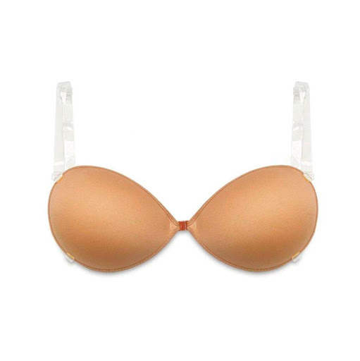 Brasier adhesivo copa profunda / Maxy cover bra / ISA-04/ Talla D/ Color Piel Bella confidence  Caja  x 1 