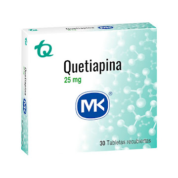 Quetiapina 25mg Mk Caja x 30 Tab  