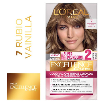 Kit L´Oreal Excellence Creme Rubio 7 x 2 tubos  