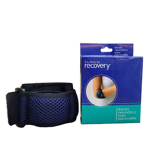 Banda Para Epicondicondilitis Recovery Individual x 1 Banda diseñada para brindar compresión y alivio a los síntomas de epicondilitis