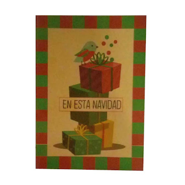 Tarjeta De Navidad "Es Esta Navidad" x 1 und  