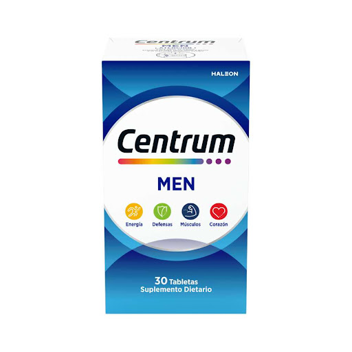 Centrum Men,&nbsp;Multivitamínico hombres entre 18 y 49 años&nbsp;X 30 tabs​