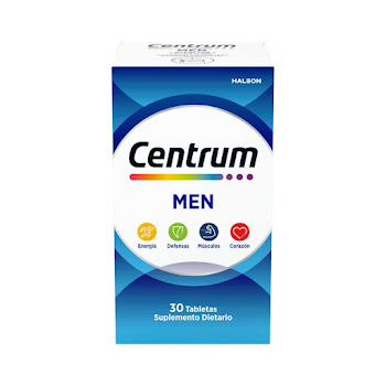 Centrum Men,&nbsp;Multivitamínico hombres entre 18 y 49 años&nbsp;X 30 tabs​  