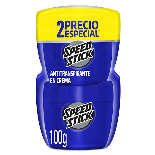 Desodorante Speed Stick Hombre Antitranspirante Crema 24/7 Frasco 100 gr x 2 und