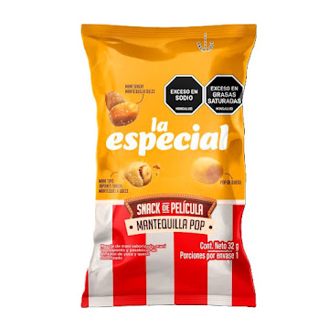 Pasabocas Maní La Especial Mantequilla Pop Bolsa x 32 gr  