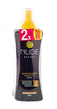 Oferta Bronceador NUDE   Tanning Oil Coco SPF FPS 2 x120Ml Pr.Esp.x2Und  