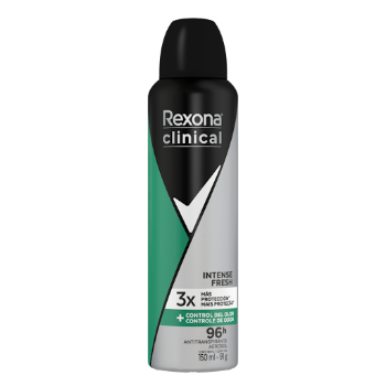 Desodorante Hombre Rexona Clinical Intense Fresh Hombre Aerosol Frasco x 91 gr  