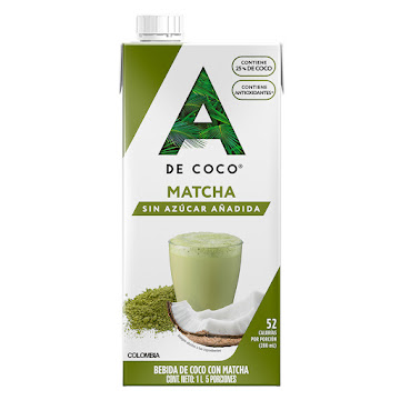 Bebida A De Coco Con   Matcha Sin Azúcar x 1 lt  