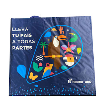 Bolsa Farmatodo Laminada Para Empaque x 1 und  