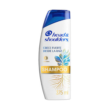 Shampoo Control Caspa Head Shoulders Crece Fuerte desde la Raíz Botella x 375 ml  