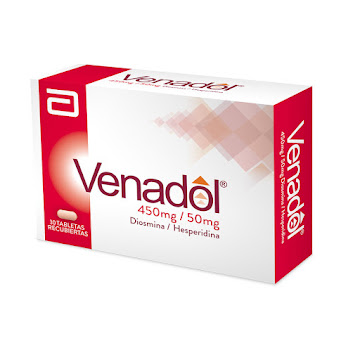Venadol 450/50mg Tableta   Caja X30Tab. LAFRANCOL Diosmina Hesperidina   