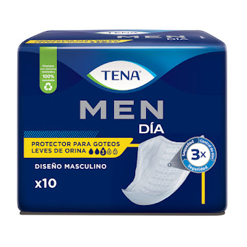 **Protector TENA Men Goteos Leves Control de Olor x10Und                  