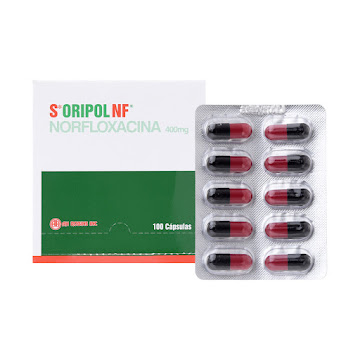 S-oripol NF Norfloxacina 400 mg Ah Robins Fracción Blíster x 10 Cápsulas  