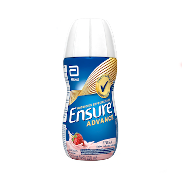 Ensure Advance Fresa Con Proteína + HMB Líquido x 220 ml  