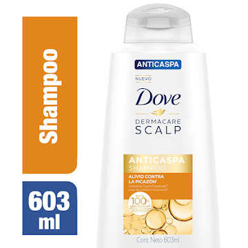 Shampoo Dove Anticaspa Dermacare Scalp Alivio Contra La Picazón x 603 ml  