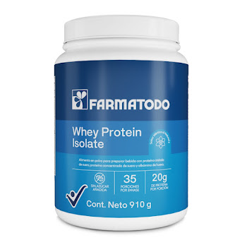 Whey Protein Farmatodo Sabor Vainilla x 910 gr  