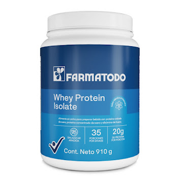 Proteína Farmatodo Sabor Vainilla Tarro x 910 gr  