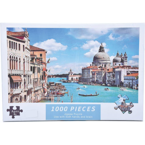 Rompecabezas 1.000 Piezas Venecia Caja Plasticos Asociados  x 1 Descubre la mágica imagen de Venecia mientras pasas horas entretenido armando este espectacular rompecabezas, ideal para desarrollar habilidades cognitivas y emocionales.Características:Material: Piez