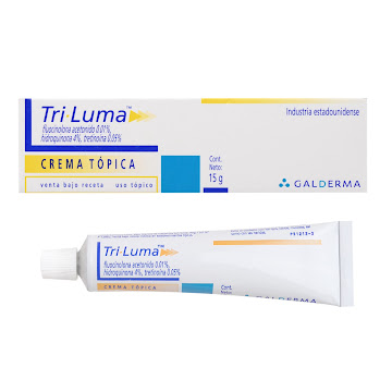 Tri-Luma Fluocinolona + Hidroquinona + Tretinoina 10% Galderma Crema Tubo x 15 gr  