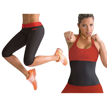 Solo Online Combo Thermo Shapers X2   Para Dama: Pantalón Térmico Reductor + Cinturilla Reductora 