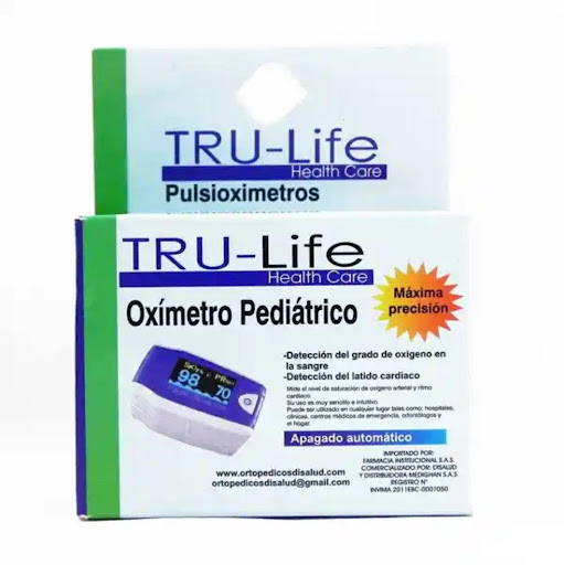PULSOXIMETRO TRU-LIFE PEDIATRICO TRULIFE Caja x 1 undefined