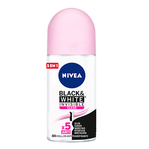Desodorante NIVEA Invisible Black & White 48H x50Ml                   