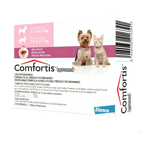 COMFORTIS ROSADO 1 TABLETA Elanco caja x 1  