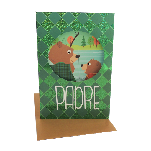 Tarjeta De Regalo Para Toda Ocasión Con Apliques Motivos Surtidos x 1 und