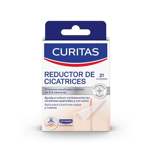 Apósitos Curitas Reductor de Cicatrices Caja x 21 Unidades