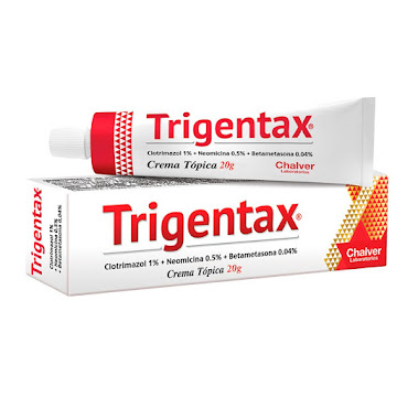 Trigentax Clotrimazol + Neomicina + Betametasona 1%/0.5%/0.04% Chalver Crema Tubo x 20 gr  