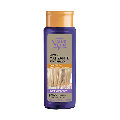 Shampoo Naturaleza Y Vida Matizante Rubio Perlado x 300 ml