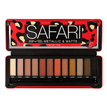 Paleta de Sombras Bys   Safari 12 Tonos x 1 und 