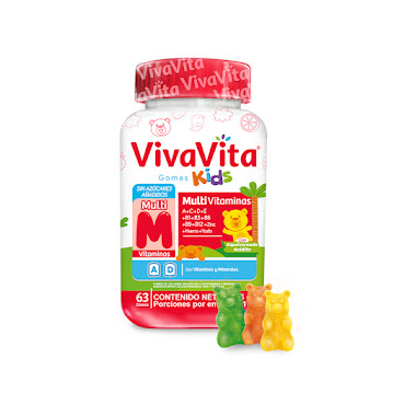 Gomas Viva Vita Multivitaminas Kids Frasco x 63 und  