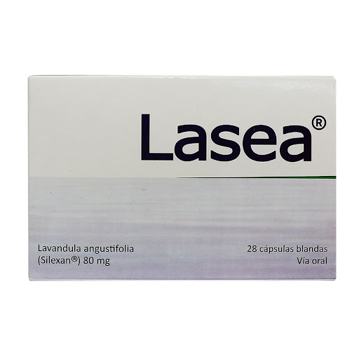 Lasea Lavandula Angustifolia Silexan 80 mg Megalabs Caja x 28 Cápsulas