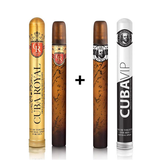 Cuba Royal Men Eau de Toilette 35 ml + VIP Men Eau de Toilette 35 ml Cuba 35 ml + 35 ml x 2 Cuba Royal Men Eau de Toilette 35 ml + VIP Men Eau de Toilette 35 ml