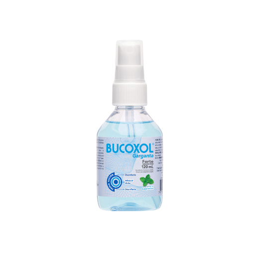 Bucoxol Triple Acción Forte Cool Mint Bencidamina + Cetilpiridinio La Santé Frasco x 120 ml
