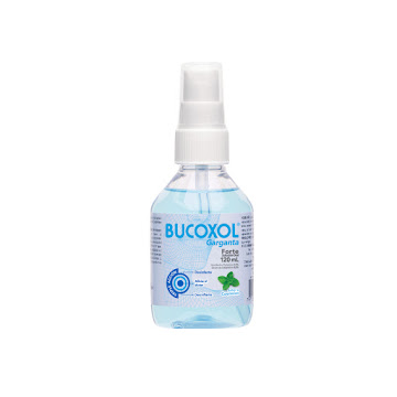 Bucoxol Triple Acción Forte Cool Mint Bencidamina + Cetilpiridinio La Santé Frasco x 120 ml  