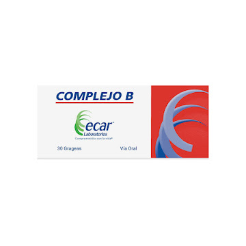 Complejo B Ecar Caja x   30 Grageas  