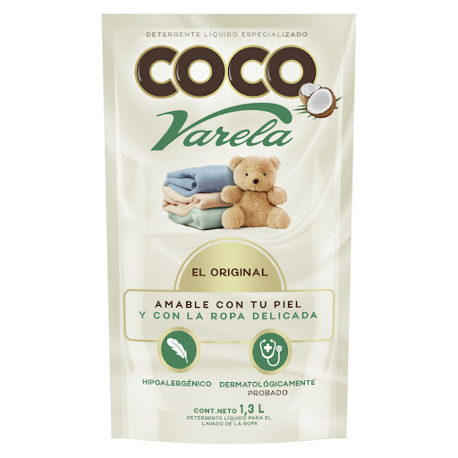 Detergente Coco Varela Liquido Bolsa x 1.3 L