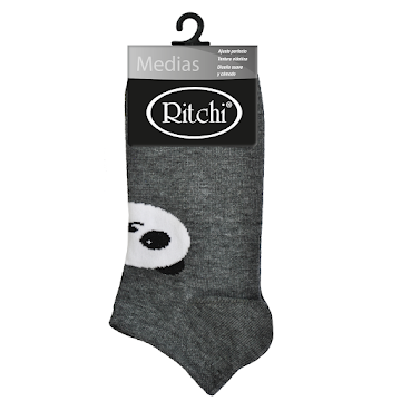 Media Ritchi Tobillera   Gris Panda X 1Und  