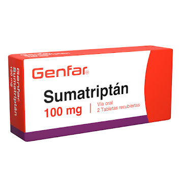 Sumatriptán Genfar 100 mg Caja x 2 Tabletas  