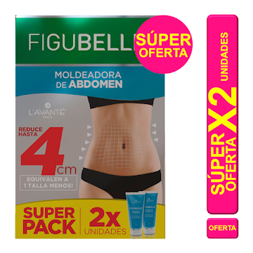 Crema Moldeadora De Abdomen Figubelle 150 gr x 2 und  