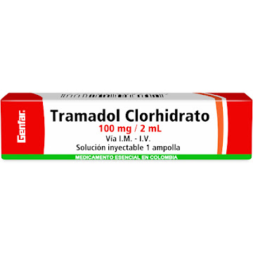 Tramadol Genfar 100 mg Caja x 1 Ampolla  