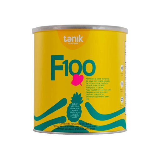 Fibra F100 Tanik X 300 Gr Tanik Polvo X 1 TANIK POLVO x 1 Alimento en polvo con proteina de soya fibra natural y superalimentos Dale a tu cuerpo la nutricion que merece con una mezcla unica de ingredientes naturales disenada para promover tu bienestar digest