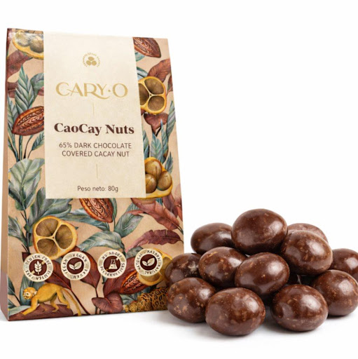 Caocay Nuts 80g, CaryO, 65% Dark Chocolate, x80g CaryO Caocay Nuts 80g 65% Dark Chocolate x G undefined